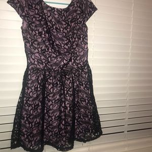 Lavender lace dress